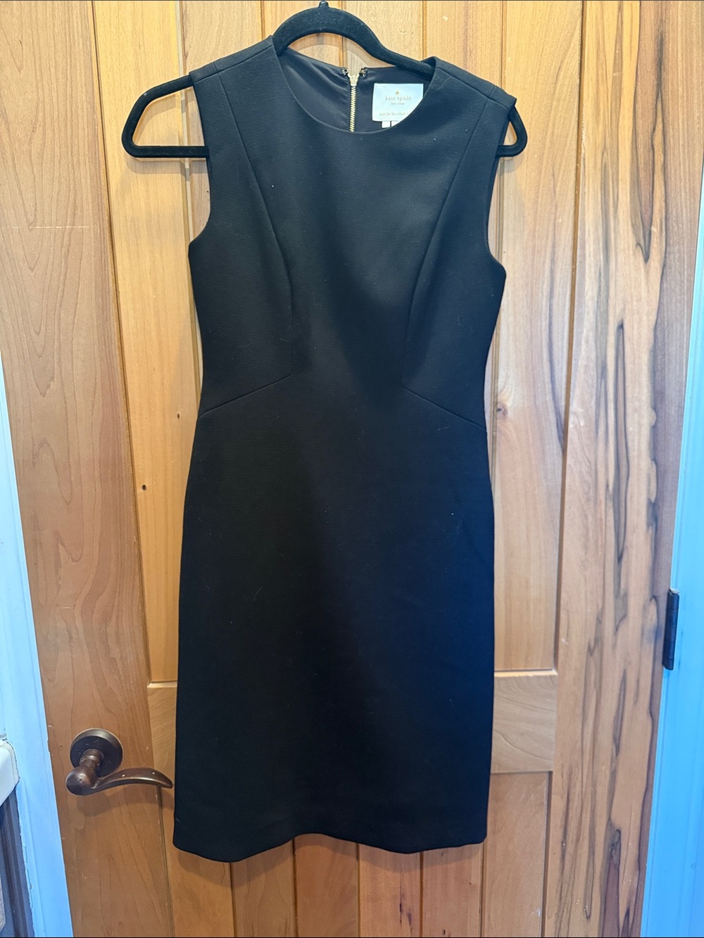 Kate Spade sicily a line Black Sleeveless Sheath Dress